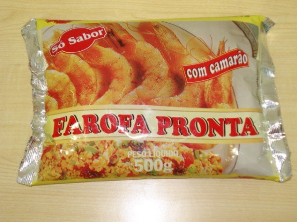 Farofa Pronta com Camarao, 500g