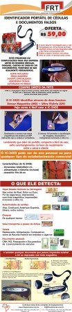 Mini Identificador de Cédulas Falsas, Documentos, Cartões de Crédito, ETC...