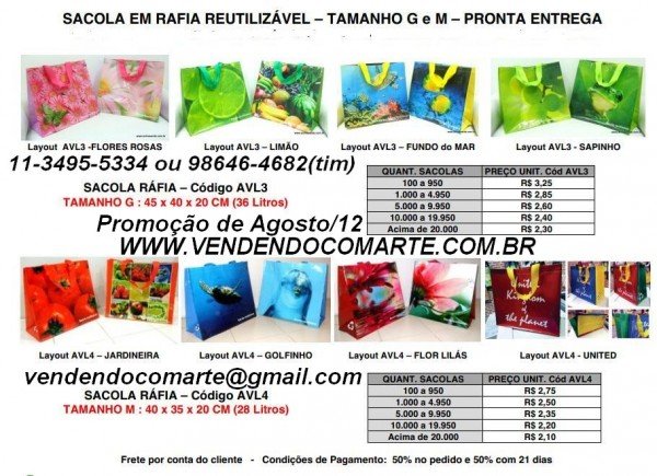 Sacolas de Rafia pronta entrega, sacolas de Rafia Personalizadas,  Sacolas e Ecobas variadas