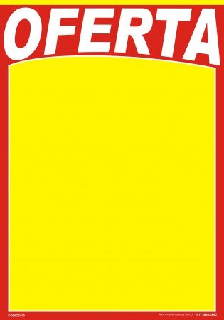 Cartaz de Oferta