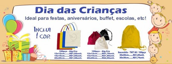 Sacolas Ecologicas, Ecobags, Sacolas promocionais, Sacolas de Algodão, Sacolas Pet