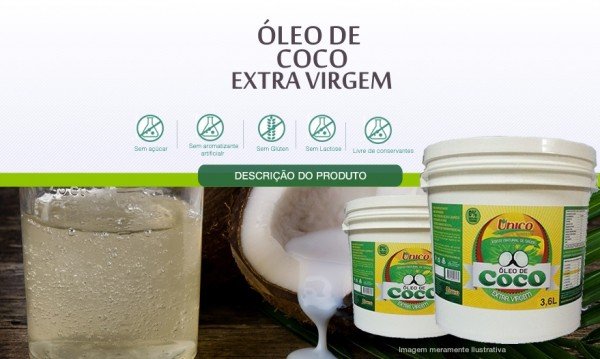 Óleo De Coco Extra Virgem 3,6L